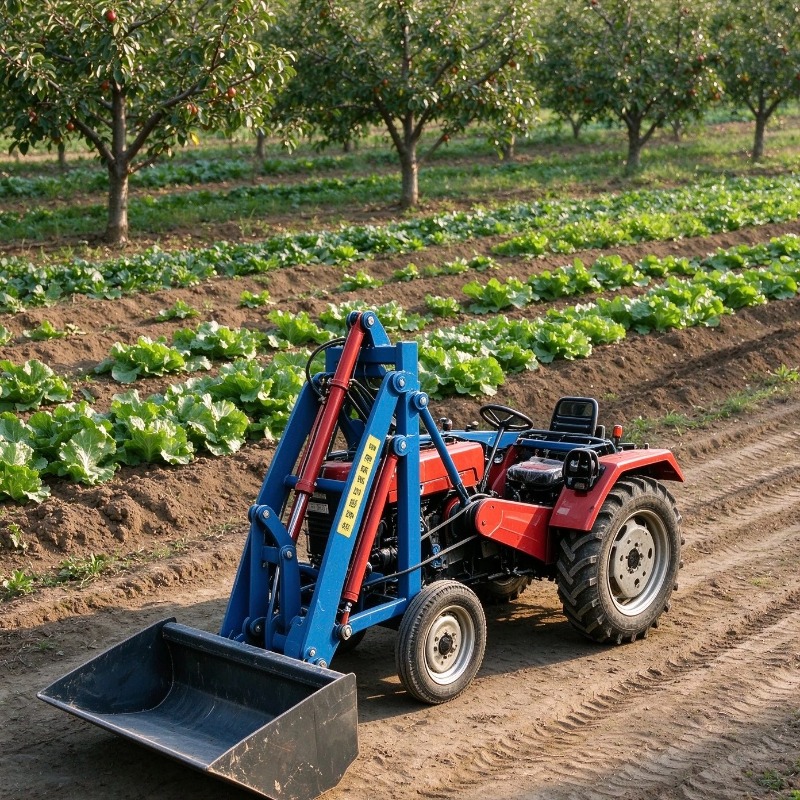 Farming Jobs - Compacte hydraulische voorlader voor landbouwtractoren, versterkt